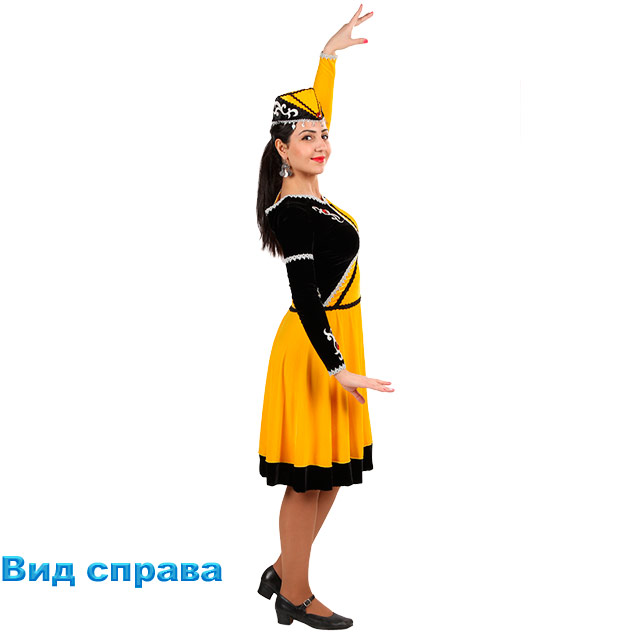 Женский танцевальный костюм Шалахо. Вид справа